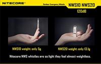 NiteCore Signaalfluit Titaan 120 dB NWS10 - thumbnail