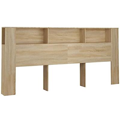 Hoofdbordkast 220x18,5x104,5 cm sonoma eikenkleurig