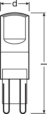 OSRAM HOMELIGHTING 4058075432369 LED-lamp Energielabel E (A - G) G9 Ballon 2.6 W = 30 W Koudwit (Ø x h) 14 mm x 47 mm 1 stuk(s) OSRAM HOMELIGHTING 4058075432369 LED-lamp Energielabel E (A - G) G9 Ballon 2.6 W = 30 W Koudwit (Ø x h) 14 mm x 47 mm 1 stuk(s)