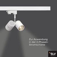 SLV Railspot dubbelBima 2 3-fase wit - 152231 - thumbnail