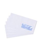 HEMA Envelop DL venster rechts wit - 50 stuks - thumbnail