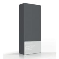 Romanette Jersey Topper - Stretch - Antraciet 160/180 x 200/220 - thumbnail