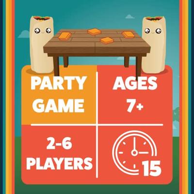 Asmodee Throw Throw Burrito - Extreme Outdoor Edition Partyspel Asmodee Throw Throw Burrito - Extreme Outdoor Edition Partyspel