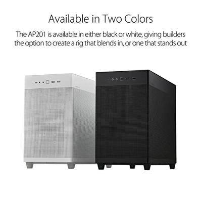 Asus Prime AP201 MicroATX Mini-tower PC-behuizing Wit