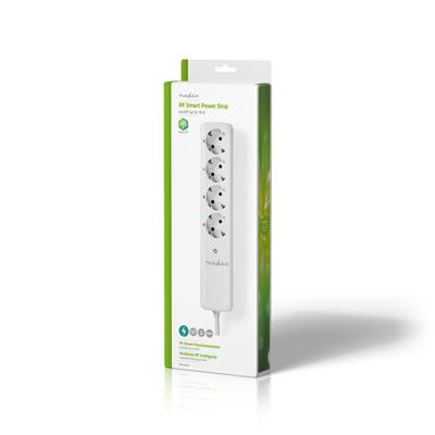 Nedis RFP410FWT Rf Smart Stekkerdoos 4x Schuko Type F 3680 W