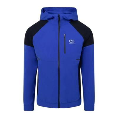 Cruyff Elite Jack Hooded Blauw Zwart Zilver Cruyff Elite Jack Hooded Blauw Zwart Zilver