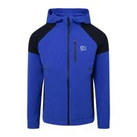Cruyff Elite Jack Hooded Blauw Zwart Zilver - thumbnail