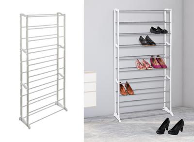 HI Schoenenrek - Schoenenkast - Voor 40 paar schoenen - Wit HI Schoenenrek - Schoenenkast - Voor 40 paar schoenen - Wit