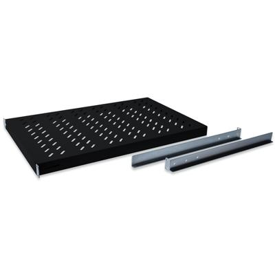 Digitus DN-97649 19 inch Apparaatbodem voor patchkast 1 HE Variabele bevestigingsrails Geschikt voor kastdiepte: 1000 mm Zwart (RAL 9005)