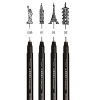 Tombow • mono drawing pen fine set, 4x - thumbnail