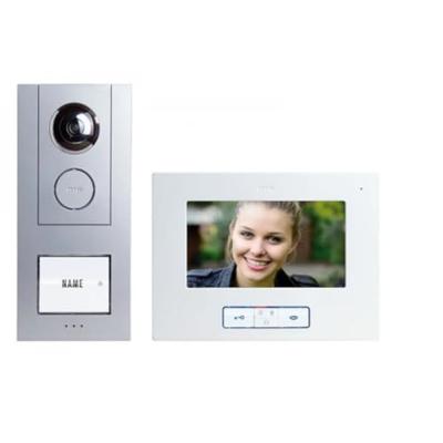 m-e modern-electronics VISTUS VD ALU-6710 S Video-deurintercom Kabelgebonden Zilver