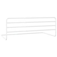 VidaXL Bedhekje peuter (76-137)x55 cm ijzer wit - thumbnail