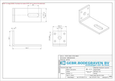 Hoekanker 105x55 50x5.0 07241