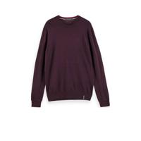 Classic crewneck pull bordeaubergine - thumbnail