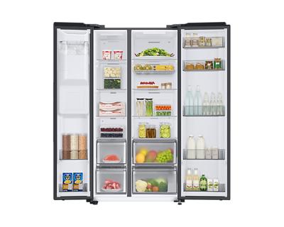 Samsung RS68A8831B1 amerikaanse koelkast Vrijstaand 634 l E Zwart