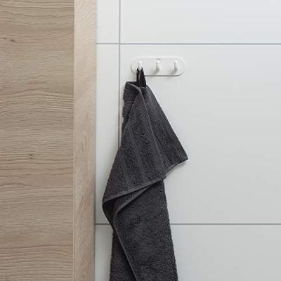 Tiger Handdoekhaak Rack Rondo Zelfklevend 3 Haken Wit