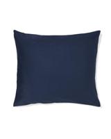 HEMA Kussensloop 60x70cm zacht katoen donkerblauw (donkerblauw) - thumbnail