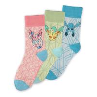 Pokémon Socks 3-Pack Eevee Evolution 3.0 35-38 - thumbnail