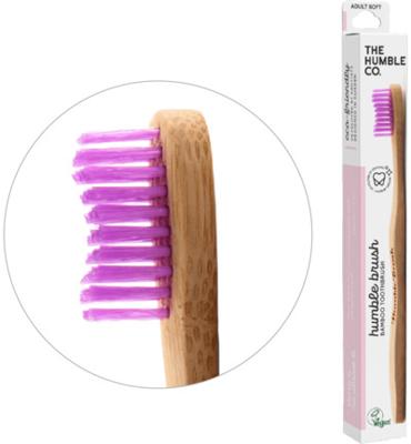 The Humble Co. Tandenborstel bamboe - medium - paars