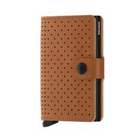 Secrid Mini Wallet Portemonnee Perforated Cognac - thumbnail