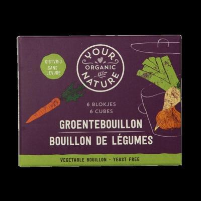 Your Organic Nature Groentebouillonblokjes helder bio 6 Stuks
