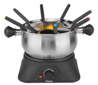 Tristar FO-1109 Fondue 1400 W 8 fonduevorkjes Zwart, RVS - thumbnail