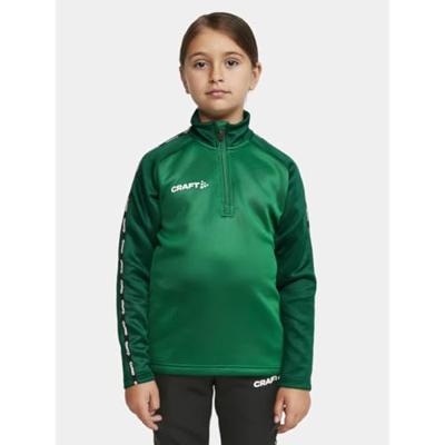 Craft 1912733 Squad 2.0 Half Zip Jr - Team Green/Ivy - 158/164