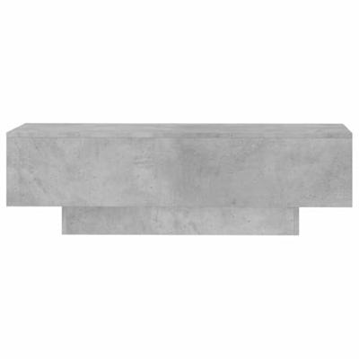 Salontafel 100x49,5x31 cm bewerkt hout betongrijs Salontafel 100x49,5x31 cm bewerkt hout betongrijs