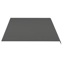 VidaXL Vervangingsdoek voor luifel 500x350 cm polyester antracietkleurig - thumbnail