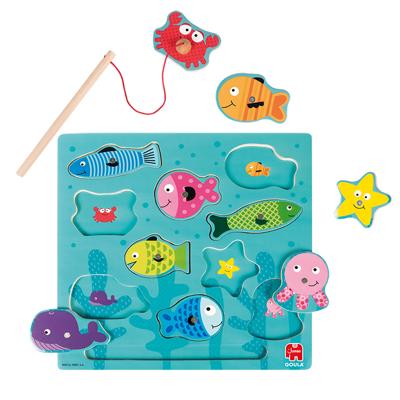 Goula vissen magneetpuzzel - 10 stukjes