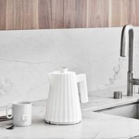 Alessi Plissé Waterkoker 1 l wit - thumbnail
