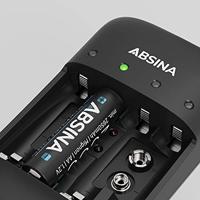 Absina X4 Batterijlader NiMH, NiCd AAA (potlood), AA (penlite), 9 V (blok) - thumbnail