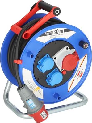 Brennenstuhl 1237980 Kabelhaspel 30.00 m Zwart CEE-stekker 16 A 5-polig Brennenstuhl 1237980 Kabelhaspel 30.00 m Zwart CEE-stekker 16 A 5-polig