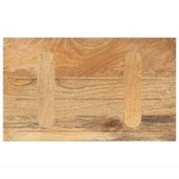 Tafelblad rechthoekig 50x20x3,8 cm massief mangohout - thumbnail