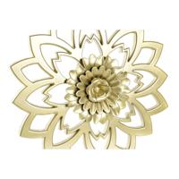 Decoratieve figuren DKD Home Decor (4 Onderdelen) (2 Stuks) (25 x 2 x 25 cm) - thumbnail