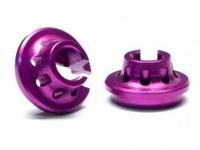 Aluminium spring perch (purple/4pcs) - thumbnail