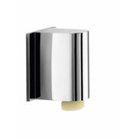 Wanduitlaat Hotbath Mate ABS Kunststof Geborsteld Nikkel - thumbnail