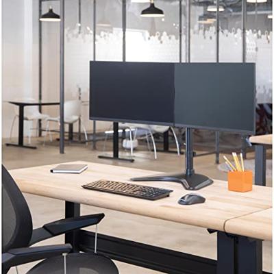 Monitorarm fellowes seasa vrijstaand dubbel zwart