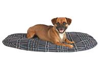 TRIXIE KUSSEN SCOOPY OVAAL ZWART / WIT / GRIJS 64X41X4 CM - thumbnail