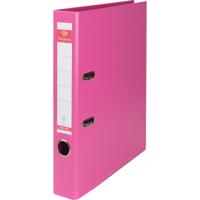 Pergamy ordner, voor ft A4, volledig uit PP, rug van 5 cm, roze - thumbnail