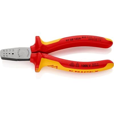 Knipex 97 68 145 A Krimptang Adereindhulzen 0.25 tot 2.5 mm² Knipex 97 68 145 A Krimptang Adereindhulzen 0.25 tot 2.5 mm²
