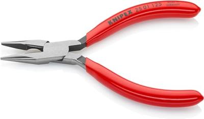 Knipex Platspitse tang met zijsnijder zwart geatramenteerd 125 mm - 2501125 - thumbnail