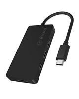 ICY BOX IB-HUB1429-CPD USB-C (USB 3.2 Gen 2) multiport hub 4 poorten Zwart - thumbnail