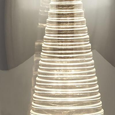 Searchlight Modern tafellampjeCyclone chroom met smoke glas - EU97293-1SM