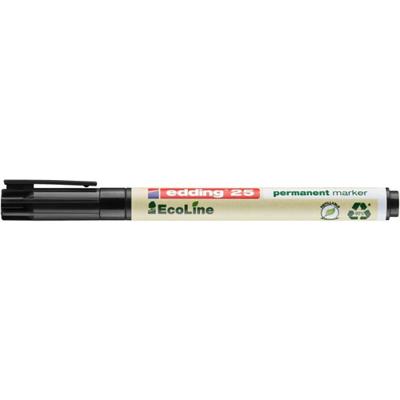 Edding EcoLine marker 25, afm 25, lijndikte 1 mm, zwart, 1 stuk