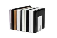 MAUL boekensteun metaal 14X8.5x14cm set 2 wit - thumbnail