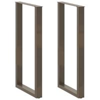 Bartafelpoten 2 st U-vormig 60x(110-111) cm staal naturel - thumbnail