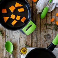 Pastalepel BRA A197009 Groen Roestvrij staal - thumbnail