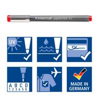 Fineliner staedtler pigment 308 0.3mm 6 st ass - thumbnail