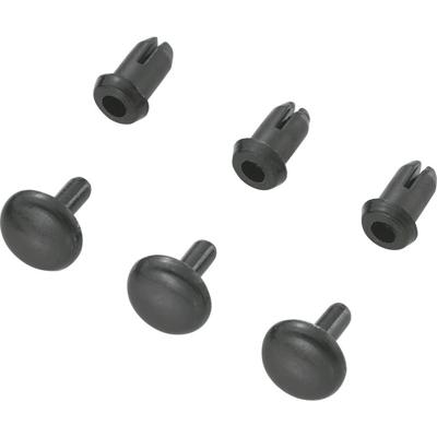 TRU COMPONENTS TC-SRR-355K203 TC-10820808 Splijtnagel Schachtdiameter 3 mm Zwart 1000 stuk(s)